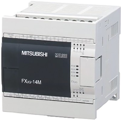 Логические модули FX3G-14MR-DS Mitsubishi FX3G Series Logic Module, 12 → 24 V dc, 8 x Input, 6 x Output Without Display