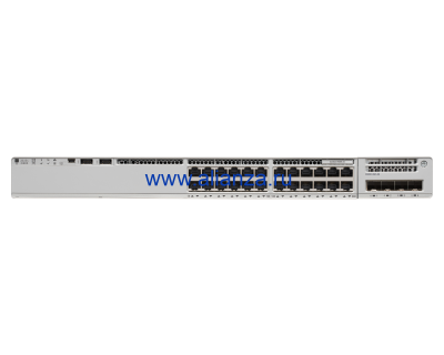 Коммутатор Cisco C9300L-24P-4X-A Catalyst 24p PoE, Network Advantage ,4x10G Uplink