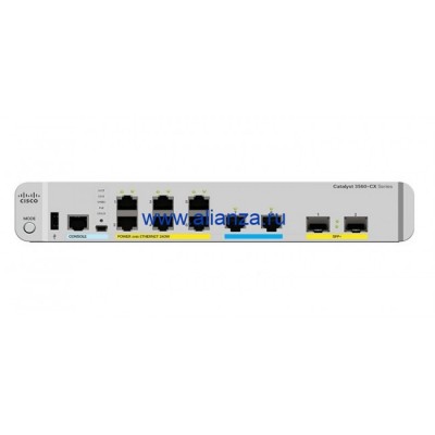 Коммутатор Cisco WS-C3560CX-8XPD-S - 2 x mGig, 6 x 1G PoE, IP Base