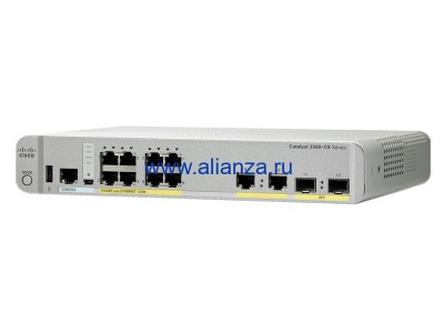 Коммутатор Cisco WS-C3560CX-8PC-S - 8 Port PoE IP Base