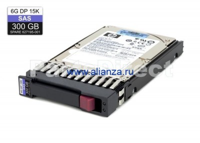 627114-002 Жесткий диск HP G8-G10 300-GB 12G 15K 2.5 SAS SC