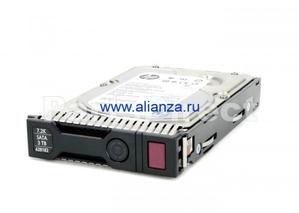 628182-001 Жесткий диск HP G8 G9 3-TB 6G 7.2K 3.5 SATA SC